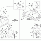 200 Speedster 510, 2 x 255 (1503HO) 09- front console and glove box