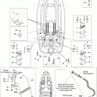 200 Speedster 510, 2 x 255 (1503HO) 09- lower hull and ladder