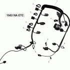 210 Wake 310, 2x155 1503NA ETC Жгут проводов двигателя