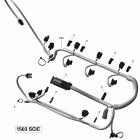 230 Challenger SE 430, 2x215 1503SCIC Жгут проводов двигателя