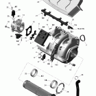 230 Challenger SP 430, 2x215 1503SCIC Коллектор воздухозаборника и корпус дросселя