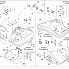 200 Speedster, 2 x 215 SCIC 09- front console and glove box