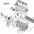 230 Challenger SE, 2 x 255 HO Головка цилиндров