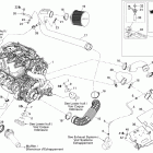 230 Challenger SE, 2 x 255 HO Опора двигателя и глушитель воздухозаборника