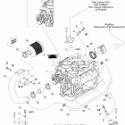 230 Challenger SP, 2 x 155 NA Опора двигателя и глушитель воздухозаборника