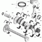 Challenger 180 215 IC Коленвал и поршни