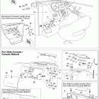 Challenger 230 SE 155NA 09- front console and glove box