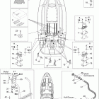Speedster 200 215IC 09- lower hull and ladder