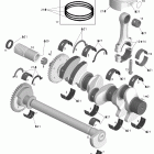 Challenger 180 4-TEC, Edition 1 01- crankshaft, pistons and balance shaft 1