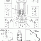 Speedster 200 Twin 4-TEC NA, WAKE, Edition 1 09- lower hull and ladder