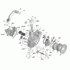 Speedster 200 Twin 4-TEC NA, WAKE, Edition 1 03- pto cover and magneto 1
