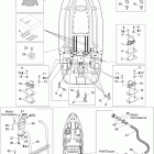 Speedster 200 Twin 4-TEC SCIC, Edition 1 09- lower hull and ladder