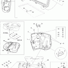 Islandia, 250 OPTI, 240 EFI 09- engine and center cover