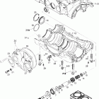 Challenger, 5899 01- crankcase and rotary valve