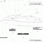 Challenger, 5899 09- decals, front view