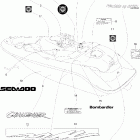 Challenger, 5899 09- decals, rear view