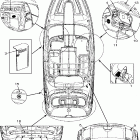 AR230 HIGH OUTPUT (CA ED.)-SXT1100BLH/SXT1100CLH/SXT1100ALH Наклейки предупреждения
