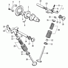 454 2x4 Cam shaft valve assembly