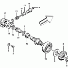 454 2x4 Speedometer drive assembly