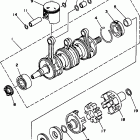 EXCITER-EXT1100U/EXT1100V/EXT1100W Коленчатый вал и Поршень