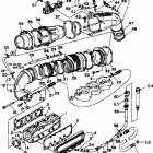 EXCITER-EXT1100U/EXT1100V/EXT1100W Выхлопная система 1