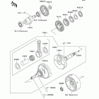 Bayou 300 (KLF300-C17) CANADA ONLY КОЛЕНЧАТЫЙ ВАЛ