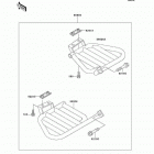 Bayou 300 (KLF300-C17) CANADA ONLY Optional parts(footrests)