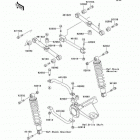 Bayou 300 (KLF300-C17) CANADA ONLY Задняя подвеска