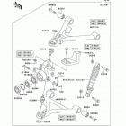 Bayou 300 (KLF300-C17) CANADA ONLY Передняя подвеска