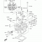 KFX400 (KSF400-A3) ГОЛОВКА ЦИЛИНДРА