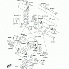 KFX400 (KSF400-A3) Задняя подвеска