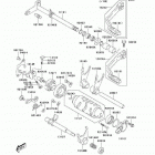 KFX400 (KSF400-A3) Механизм переключения передач