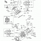 KFX700 (KSV700-B2) ГОЛОВКА ЦИЛИНДРА
