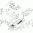 TRV 550 Передний багажник крыло и фара