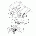 TRV 700 H1 EFI Заднее крыло и подножки