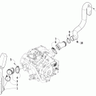TRV 450 EFI Корпус и патрубки охлаждения