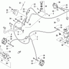 550 H1 EFI PS Гидравлический тормозной механизм