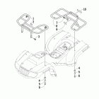 90 2X4 Utility Front and rear rack assembly