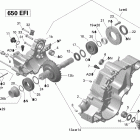 Outlander 650 EFI Выходной вал редуктора