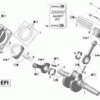 Renegade 500 EFI 01- crankshaft, piston and cylinder renegade