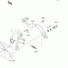 KFX450R (KSF450-BBF) Педаль тормоза