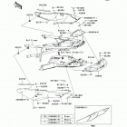 Concours 14 ABS (ZG1400-CBF) Боковые обтекатели
