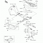 KLR650 (KL650-EBF) Боковые обтекатели