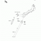 KLX110 (KLX110-CBF) Подножка