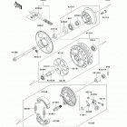 KLX110L (KLX110-DBF) Задняя ступица колеса