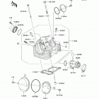 KLX140 (KLX140-ABF) Cylinder head(aaf / abf)