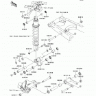 KLX140 (KLX140-ABF) Задняя подвеска