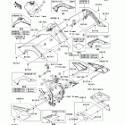KLX140 (KLX140-ABF) Боковые обтекатели