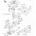 KLX140L (KLX140-BBF) Задняя подвеска