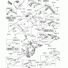 KLX140L (KLX140-BBF) Боковые обтекатели